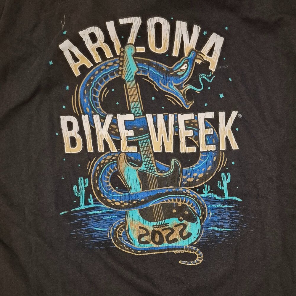2022 Arizona Bike Week concert tshirt